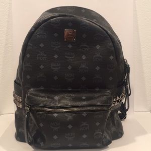 MCM backpack medium size with studs
